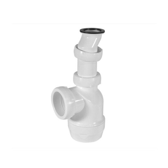 Faluplast Flaskevannlås 40mm Hvit