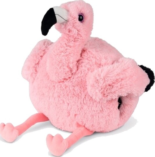 Noxxiez Kæmpe Bamse Håndvarmer Og Pude Flamingo