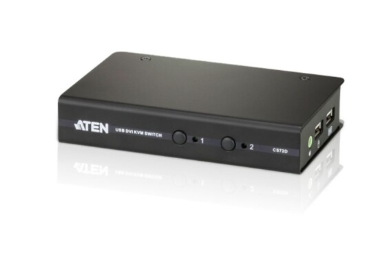 ATEN 2-Port USB DVI KVM + Cables ATEN 2-Port USB DVI KVM + Cables