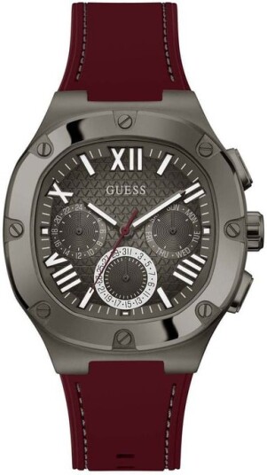 Guess Herreklokke GW0571G4 Headline Grå/Gummi Ø42 mm