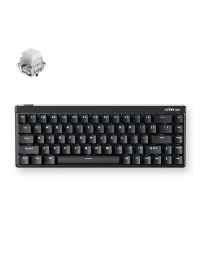 MCHOSE Ace 68 Air Mount Tai Magnetic Hall Effect Uten numpad Engelsk USA Svart MCHOSE Ace 68 Air Mount Tai Magnetic Hall Effect Uten numpad Engelsk USA Svart