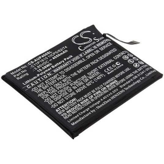 Asus Zenfone 4 MAX ZB550TL batteri (4050 mAh 3.85 V, Sort)
