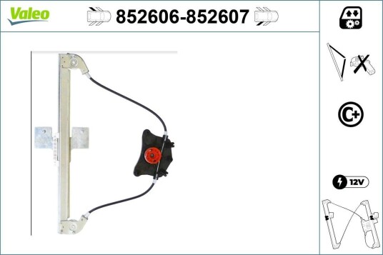 Vindusheis VALEO 852607