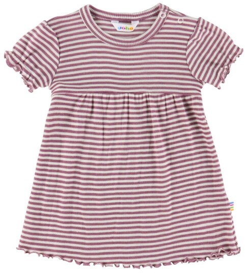 Joha Kjole Ull/Silke Rib Lyng/Stripete Joha 120 Kjole Hvit Lilla Joha Kjole Ull/Silke Rib Lyng/Stripete Joha 120 Kjole Hvit Lilla
