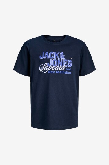 Jack & Jones - T-skjorte jjeLogo Tee SS O-neck 2 Col - Blå