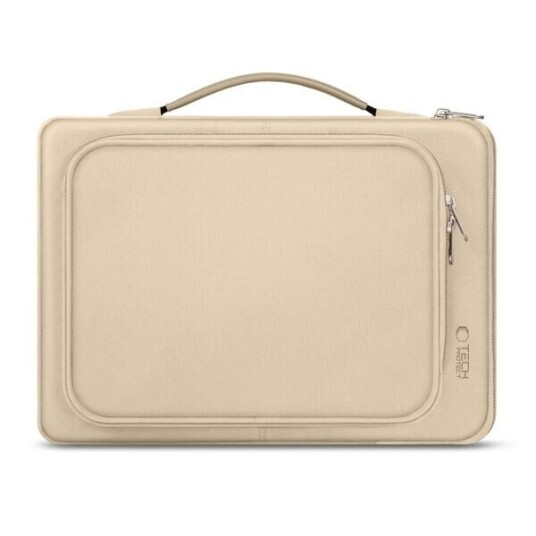 Tech-Protect Beige Laptopveske 13-14" - Enkel og Praktisk