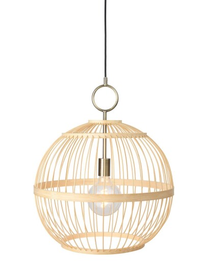 Other Brand Stockholm Nordic Edition takpendel Ø40 cm - Natur tre /Messing