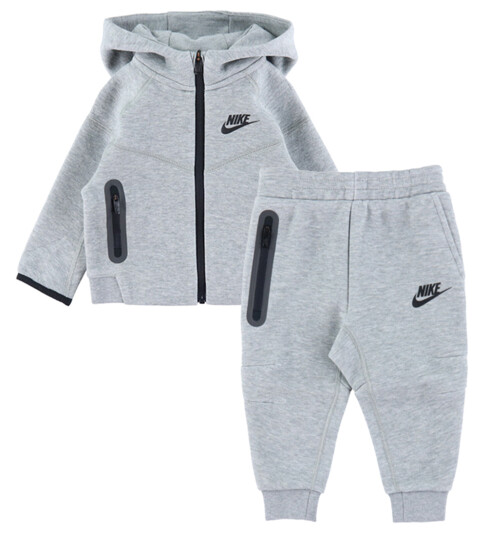 Nike Joggedress Cardigan/Joggebukse Grey Heather 12 md Joggedress Grå 80