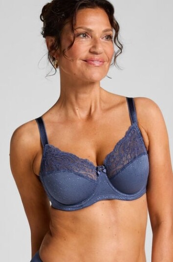 Hunkemöller Uvattert bh med bøyle Sophie Blå