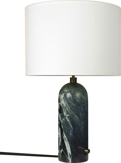Gravity Table Lamp Big Emerald / White