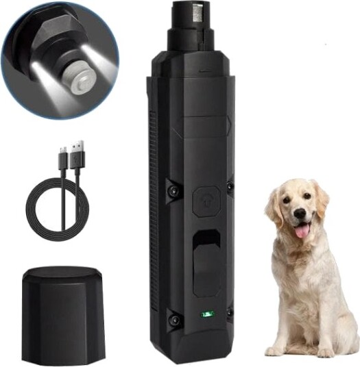 Elektrisk Klosliper For Hund Stillegående Svart