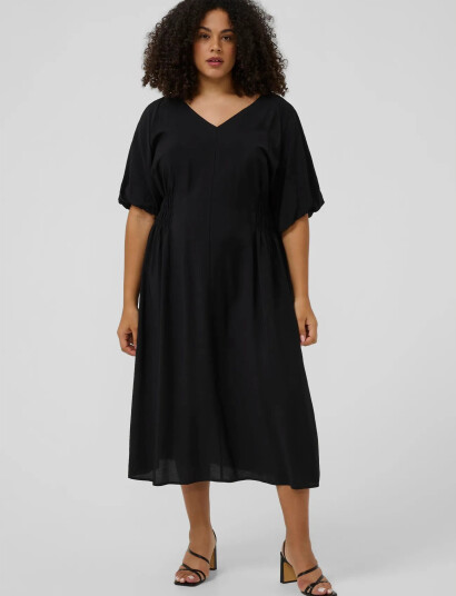 Kaffe Curve Kcneela Dress Black 46 Kaffe Curve Kcneela Dress Black 46