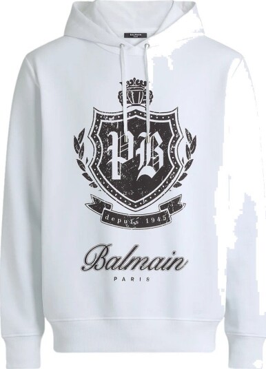 Balmain Herre Gensere & Hettegensere Hvit 2XL,
