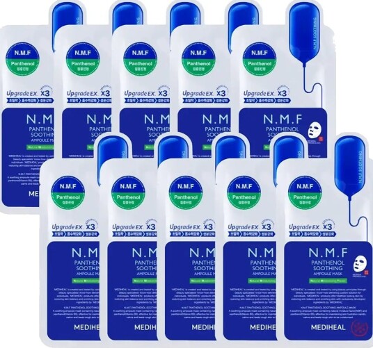 Mediheal Mediheal   Nmf Pantenol Soothing Ampoule Mask 10Pcs.   Nude   10 PCS