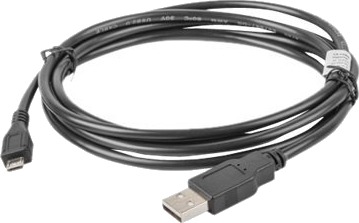 Lanberg   Usb Kabel   Usb Hann Til Micro Usb Type B Hann   Usb 2.0   1.8 M   Svart