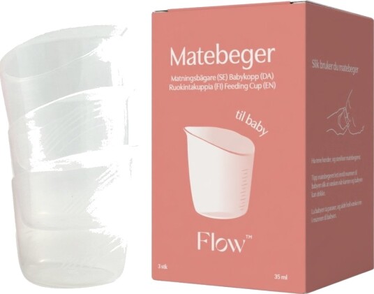 Flow Matebeger med skala 3 stk.