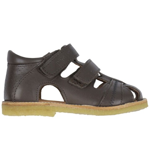 Pom Pom Classic Rub Sole Closed Two Velcro - Brown - 30