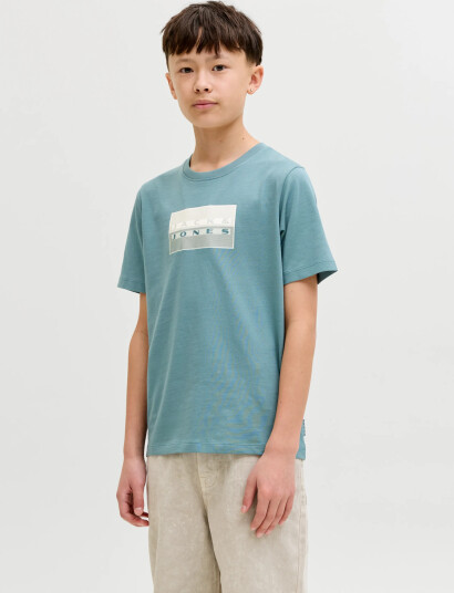 Jack & Jones Jcofusion Dots Print Tee Ss Cn Sn Jnr Blue 164 Jack & Jones Jcofusion Dots Print Tee Ss Cn Sn Jnr Blue 164