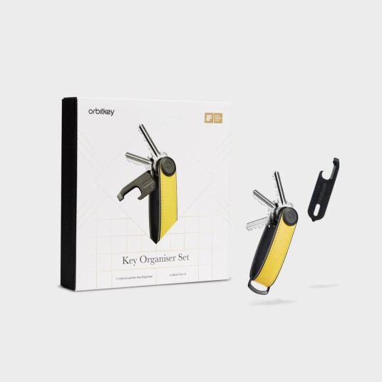 Orbitkey Nøkkelorganisator Hybrid Lær med Multi-Tool V2 Sett