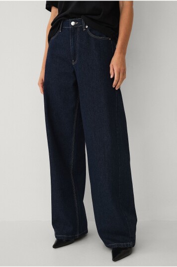 Ellos Collection Brede jeans Blå