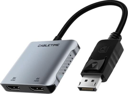 Cabletime Cb74g Displayport 2 X Hdmi Hankjønn Hunkjønn Rett Rett