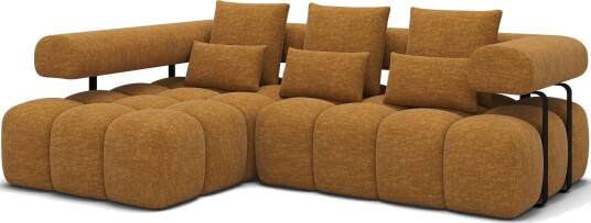 Levvi 3 seters Bubblig sovesofa med divan Venstre Manhattan 45