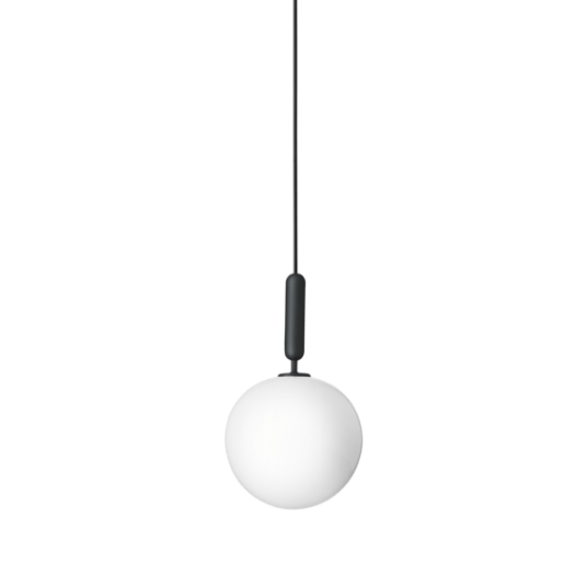 Nuura Taklampe 1 Pendel Rock Grey & Opal Hvit Stor Nuura Taklampe 1 Pendel Rock Grey & Opal Hvit Stor