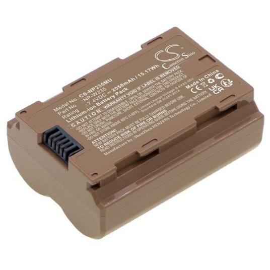 Fujifilm Batteri (2050 mAh 7.4 V, Sort) passende til FujiFilm X-T4