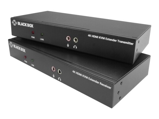 Black Box Kvx Series Kvm Extender Over Fiber - 4K, Single-Head, Hdmi, Usb 2.0, Serial, Audio, Local Video - Sender Og Mottaker - Kvm / Lyd / Seriell / Usb-Svitsj - Over Fiberoptikk - Usb - Opp Til 10 Km - 1U - Taa-Samsvar Black Box Kvx Series Kvm Extender Over Fiber - 4K, Single-Head, Hdmi, Usb 2.0, Serial, Audio, Local Video - Sender Og Mottaker - Kvm / Lyd / Seriell / Usb-Svitsj - Over Fiberoptikk - Usb - Opp Til 10 Km - 1U - Taa-Samsvar