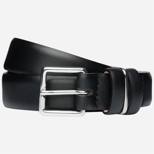 Lottusse 2.5cm Nappa Anilina Negra