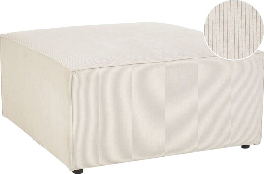Fotpall Lemvig Beige - Beige