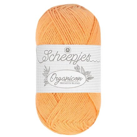 Scheepjes Organicon Garn 223 Søt mandarin
