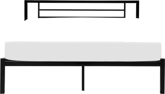 Cusset Dobbeltseng 180 \| 200 cm - Svart