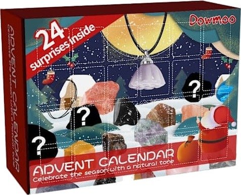 2025 Julekalender Mineral Blind Box Krystallkalender 14