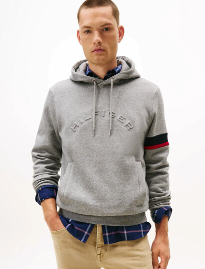Tommy Hilfiger Rwb Insert Hoodie - Grey - XS Tommy Hilfiger Rwb Insert Hoodie - Grey - XS