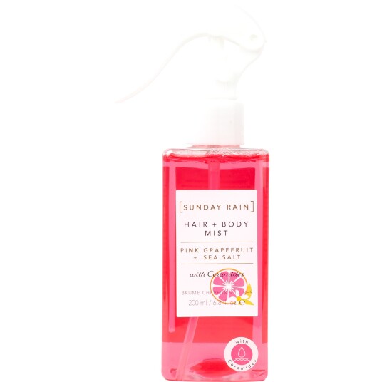 Sunday Rain Pink Grapefruit & Sea Salt Hair & Body Mist 200ml