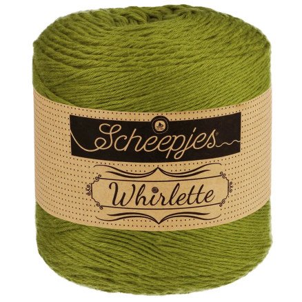 Scheepjes Whirlette Garn Unicolor 882 Tangy Olive Scheepjes Whirlette Garn Unicolor 882 Tangy Olive