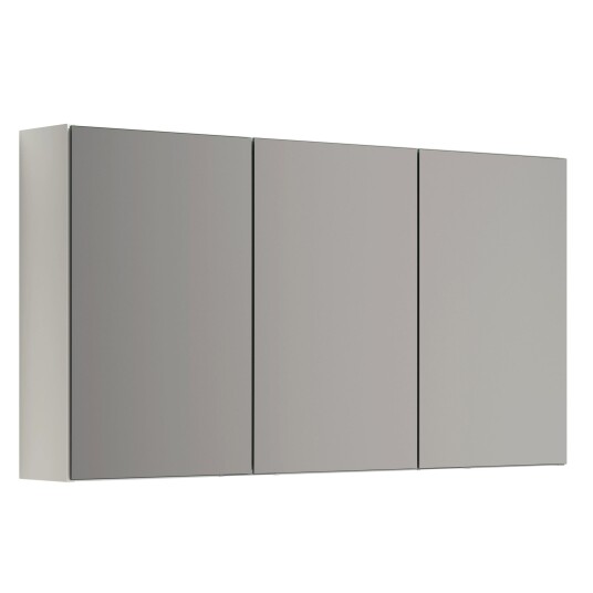 Dansani Mido+ Select speilskap med 3 dører, 120x64 cm, matt hvit