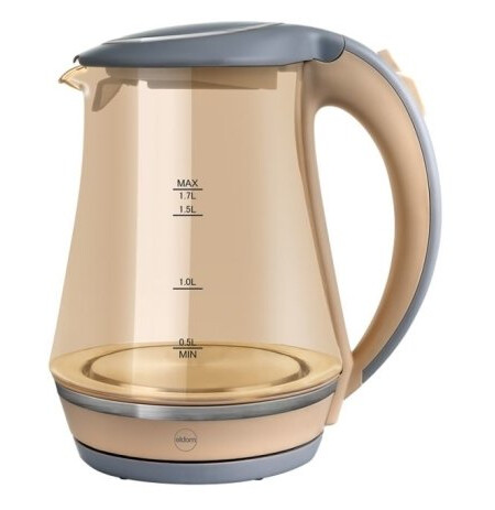 Eldom C470 Ater 1,7 L 2200 W Transparent Glas Vattennivå Indikator Överhettningsskydd Eldom C470 Ater 1,7 L 2200 W Transparent Glas Vattennivå Indikator Överhettningsskydd