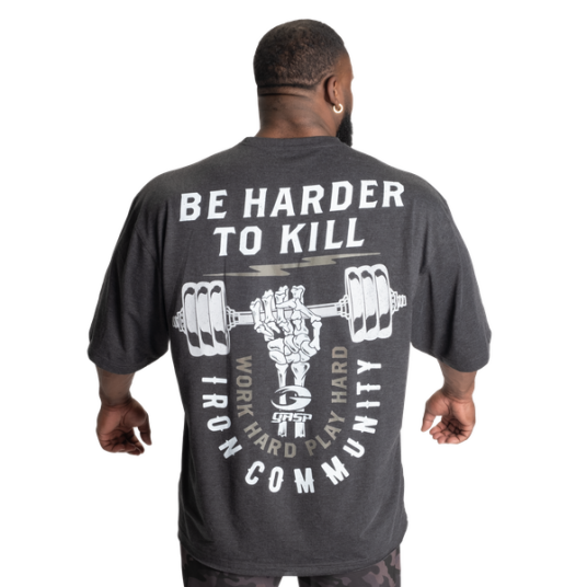 Gasp HTK Iron Tee Dark Grey Melange / S