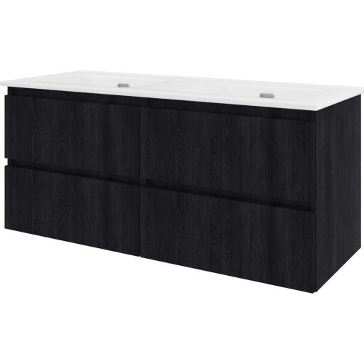 Sanibell Proline møbelpakke 121x46 cm kul eik Sort