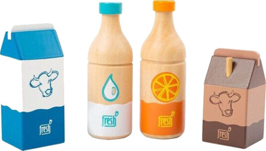 Small Foot - Wooden Play Food Drinks Set Fresh 4