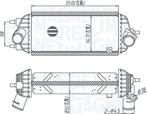 MAGNETI MARELLI 351319205720 Intercooler