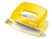 Leitz WOW Mini - Hullstanser - 10 ark / 1 mm - plast, metall - gul