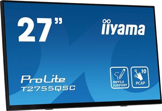 Iiyama T2755QSC-B1 27" QHD Berøringsskjerm IPS 75Hz Matt Svart
