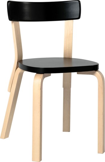 Artek 69 Spisestuestol Sort/ Bjørk