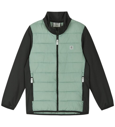 Reima Softshell Jakke - Quiltet - Trekking - Hybrid - Stone Gree - Reima - 6 år (116) - Softshell - Grønn