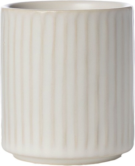Ernst riflet krus uten hank 19 cl Naturhvit Ernst riflet krus uten hank 19 cl Naturhvit