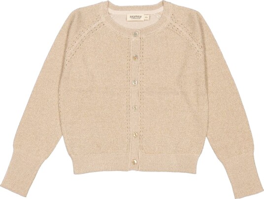 MarMar Cardigan Tillie Gold Glitter (116/122 : 6 7 år)