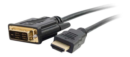 C2G 2m (6ft) HDMI to DVI Cable - HDMI to DVI-D Adapter Cable - 1080p - M/M - adapterkabel - HDMI / DVI - 2 m